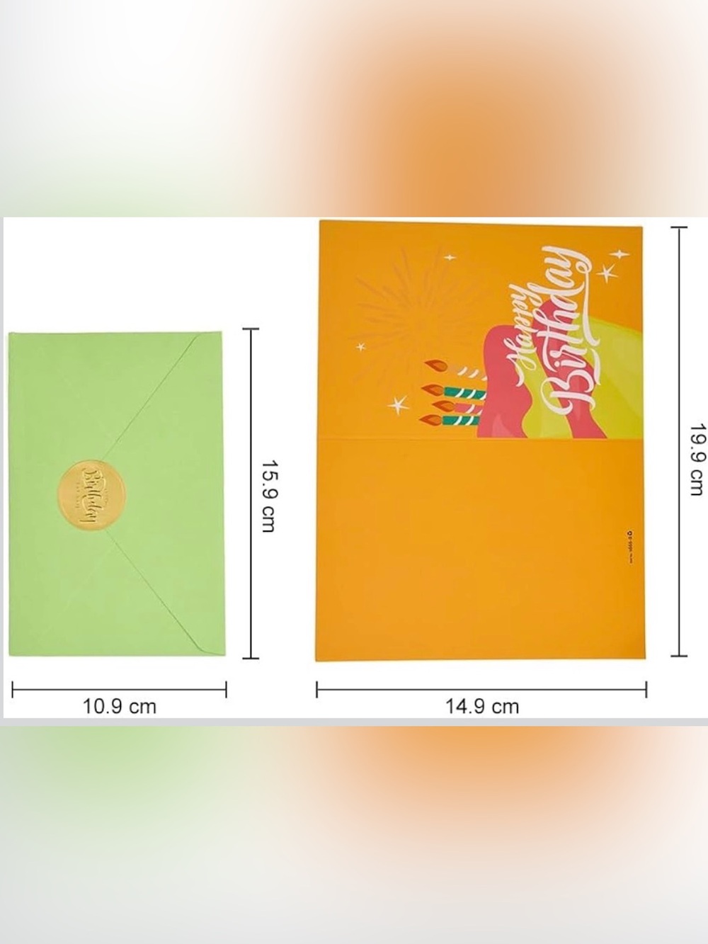 Happy Birthday Card Set 24 Assorted Cards Envelopes Gold Stickers New - Picture 2 of 10